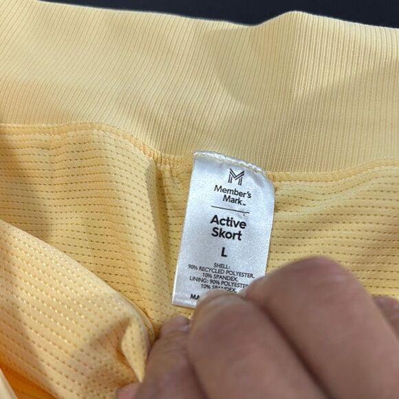 Members Markl Cream Tennis Skirt Size L - Picture 6 of 8